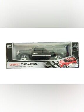 GMC Yukon Denali 1:24 Friction Car Model, Black, Ready to Go